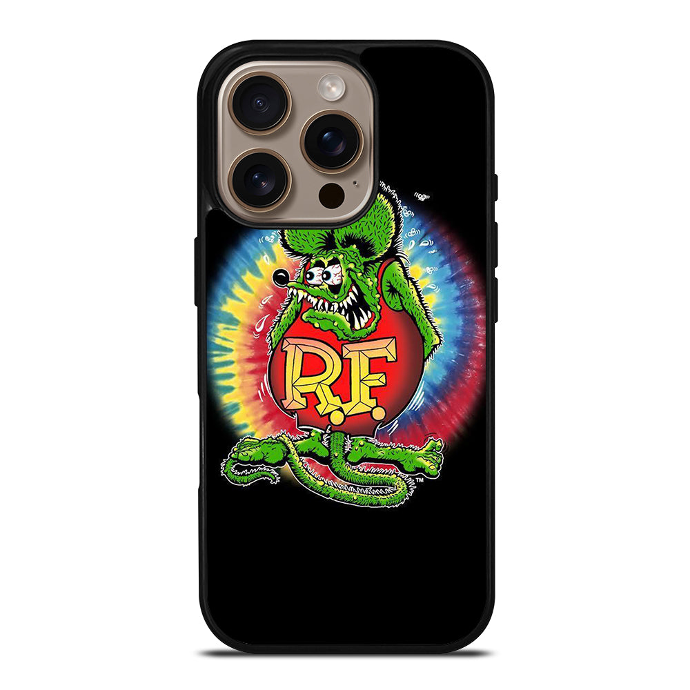 RAT FINK TIE DYE iPhone 16 Pro Case Cover