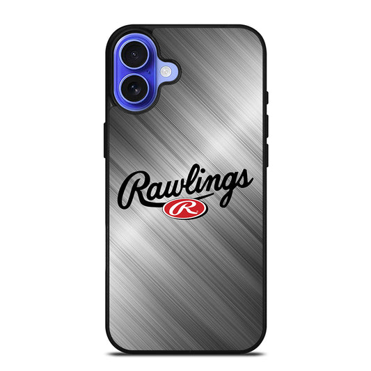 RAWLINGS SPORTSWEAR METAL LOGO iPhone 16 Case Cover