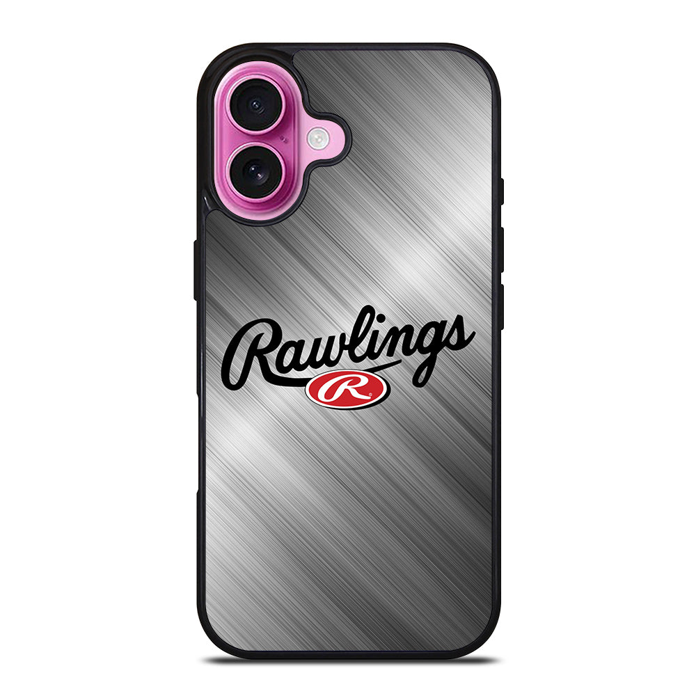 RAWLINGS SPORTSWEAR METAL LOGO iPhone 16 Plus Case Cover