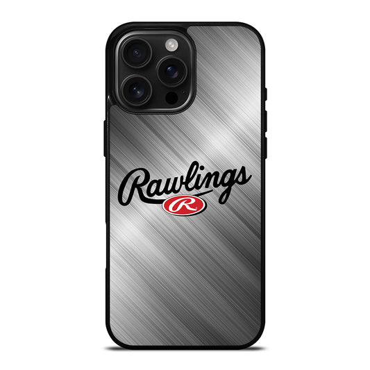 RAWLINGS SPORTSWEAR METAL LOGO iPhone 16 Pro Max Case Cover