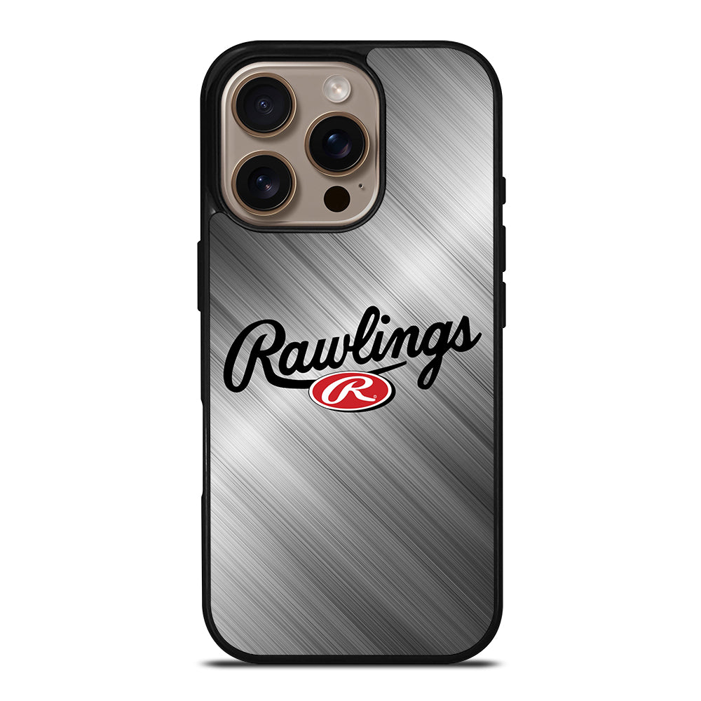 RAWLINGS SPORTSWEAR METAL LOGO iPhone 16 Pro Case Cover