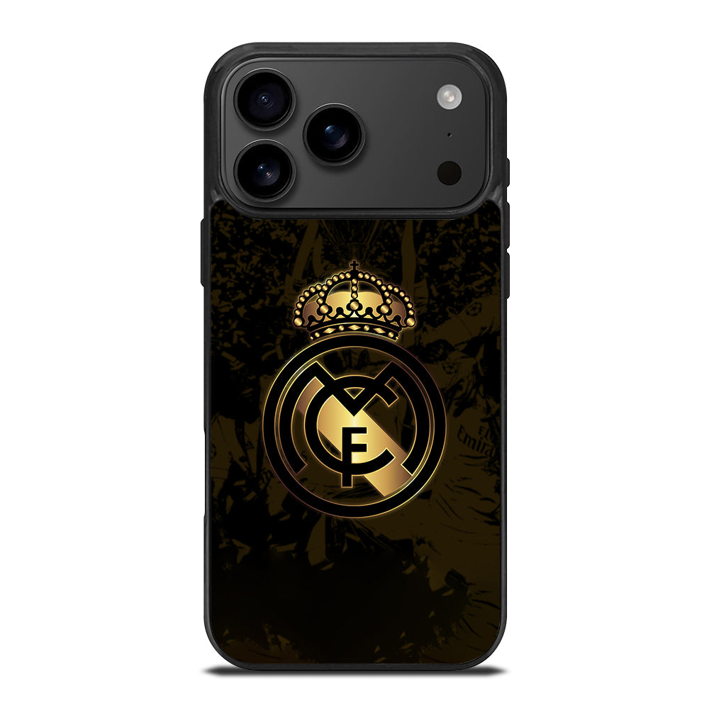 REAL MADRID FC GOLD LOGO iPhone 17 Pro Max Case Cover