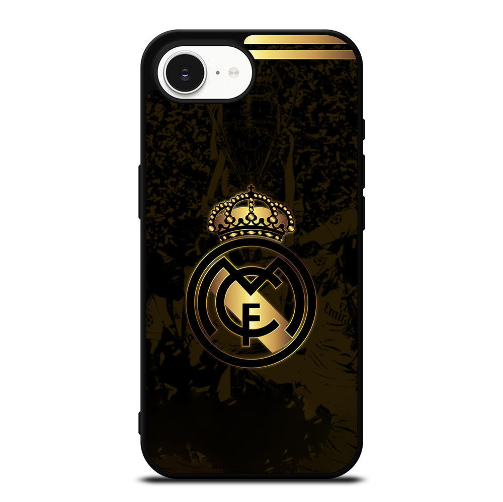 REAL MADRID FC GOLD LOGO iPhone 16e Case Cover