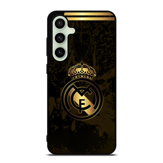 REAL MADRID FC GOLD LOGO Samsung Galaxy S24 FE Case Cover