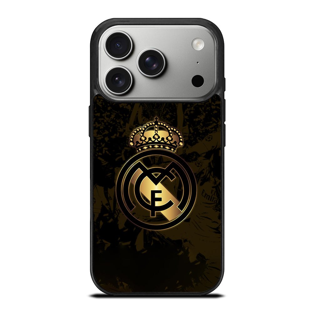 REAL MADRID FC GOLD LOGO iPhone 17 Pro Case Cover