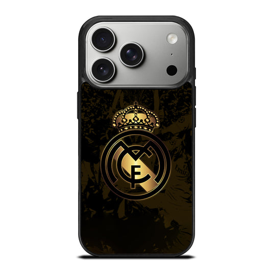 REAL MADRID FC GOLD LOGO iPhone 17 Pro Case Cover