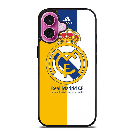 REAL MADRID FC LOGO iPhone 16 Plus Case Cover