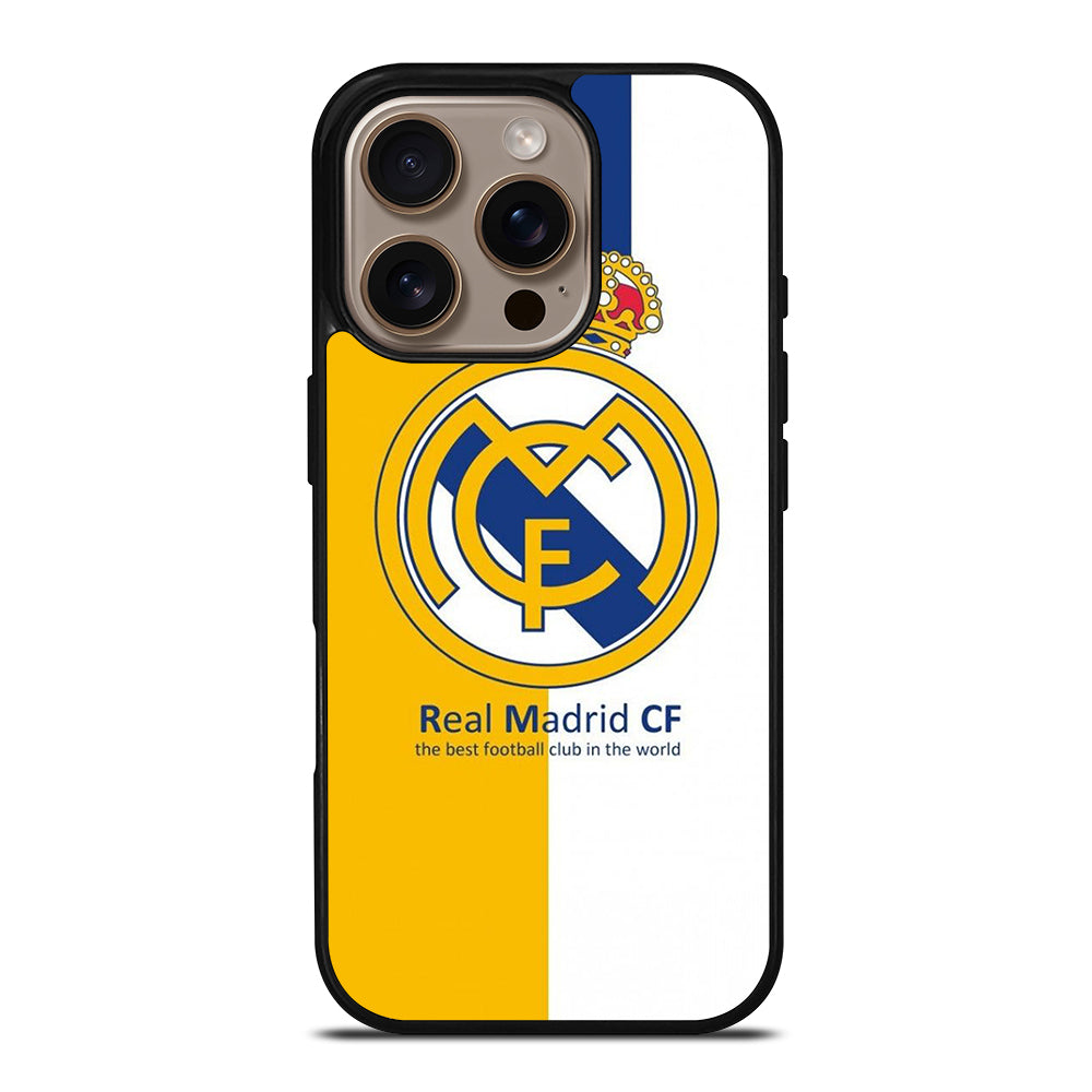 REAL MADRID FC LOGO iPhone 16 Pro Case Cover