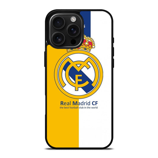 REAL MADRID FC LOGO iPhone 16 Pro Max Case Cover