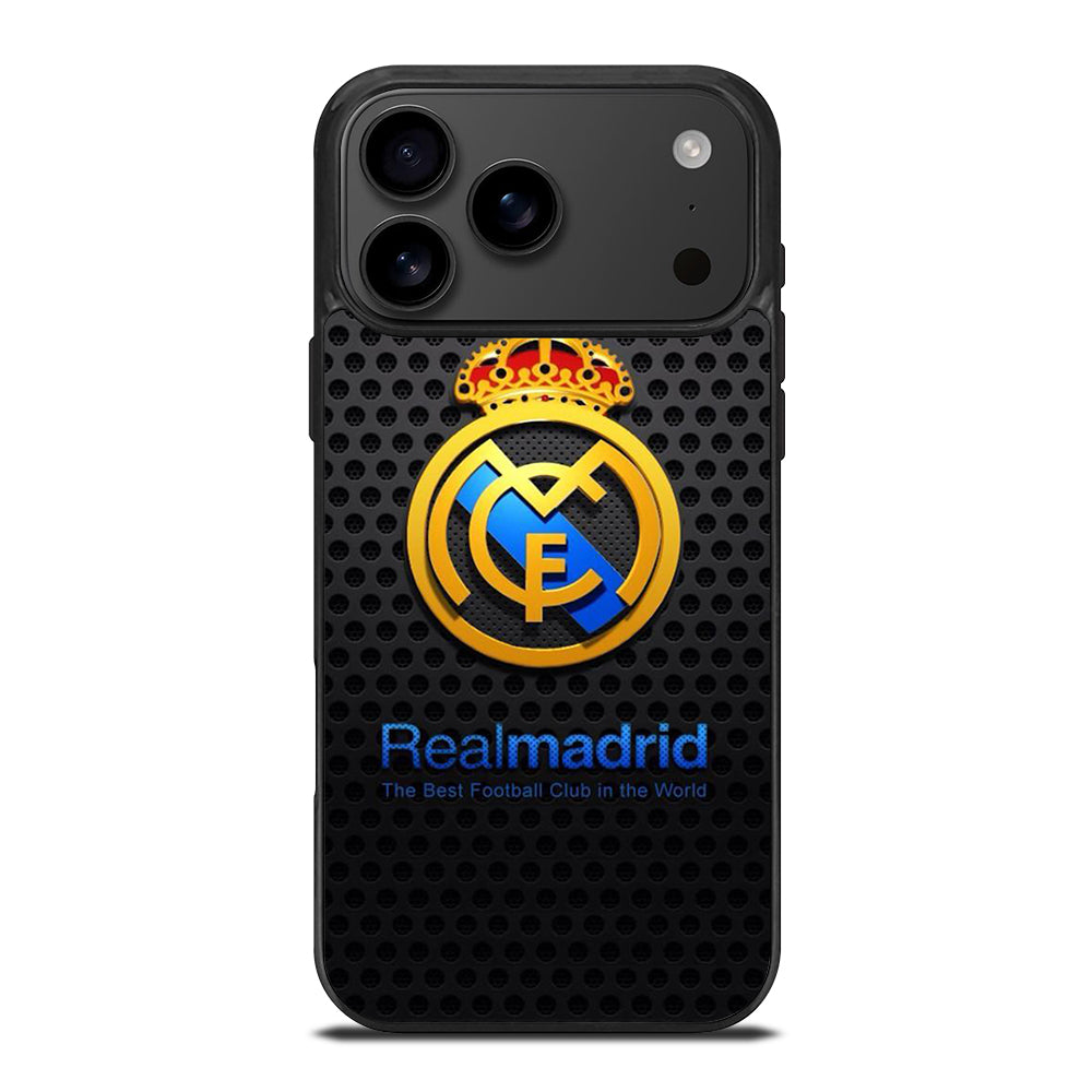 REAL MADRID FC METAL LOGO iPhone 17 Pro Max Case Cover