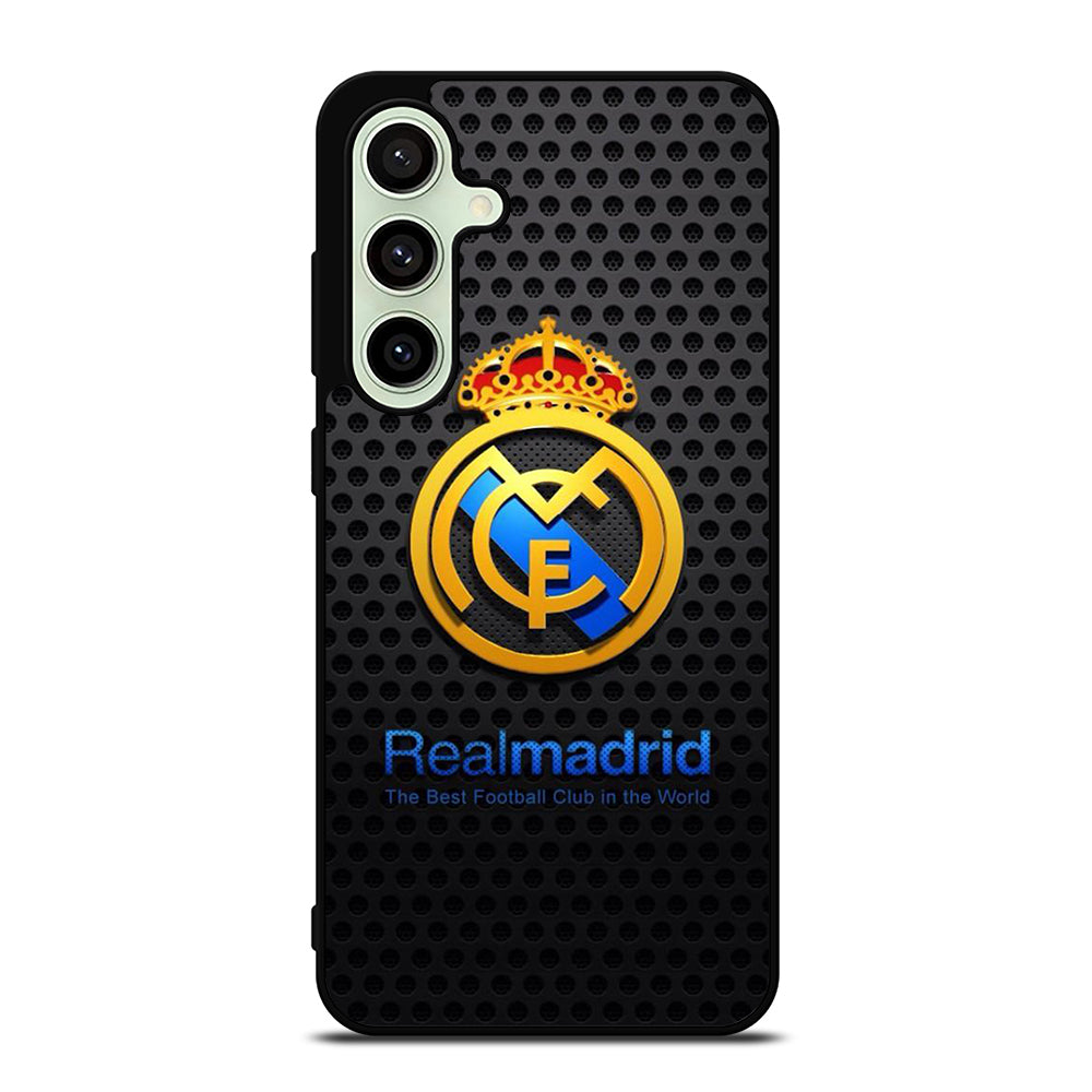 REAL MADRID FC METAL LOGO Samsung Galaxy S24 FE Case Cover