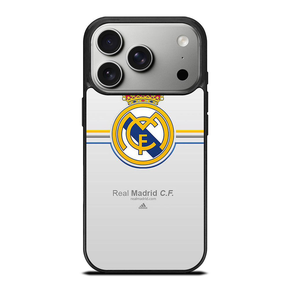 REAL MADRID FC STRIPE LOGO iPhone 17 Pro Case Cover