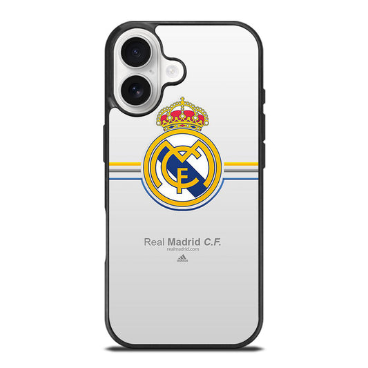 REAL MADRID FC STRIPE LOGO iPhone 17 Case Cover
