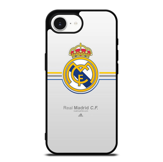 REAL MADRID FC STRIPE LOGO iPhone 16e Case Cover