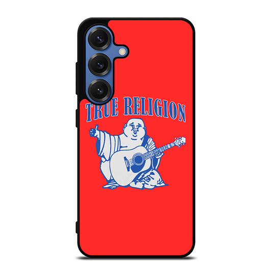 RED BIG BUDDHA TRUE RELIGION LOGO Samsung Galaxy S25 Case Cover