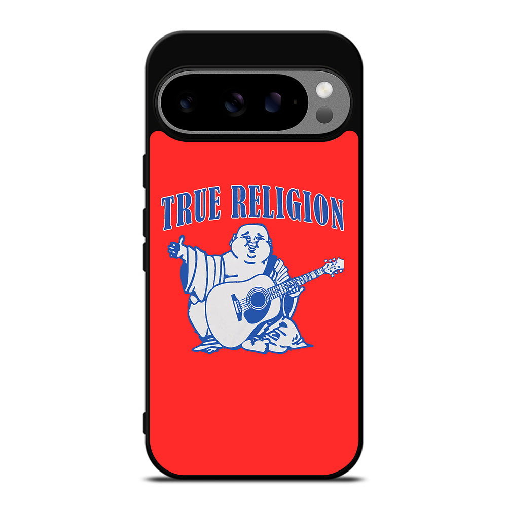 RED BIG BUDDHA TRUE RELIGION LOGO Google Pixel 9 Pro XL Case Cover