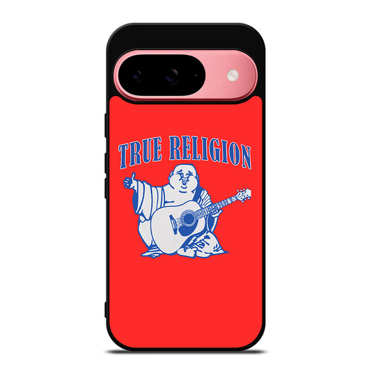 RED BIG BUDDHA TRUE RELIGION LOGO Google Pixel 9 Case Cover