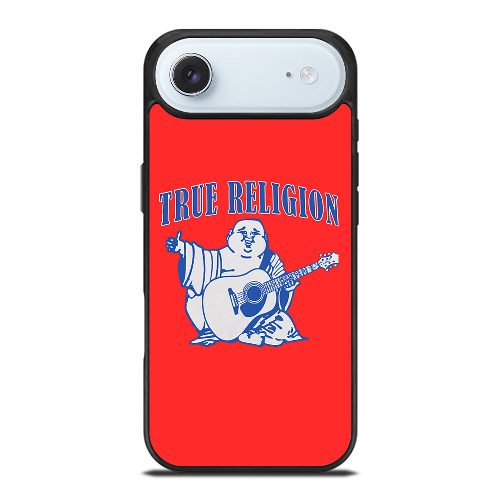RED BIG BUDDHA TRUE RELIGION LOGO iPhone Air Case Cover