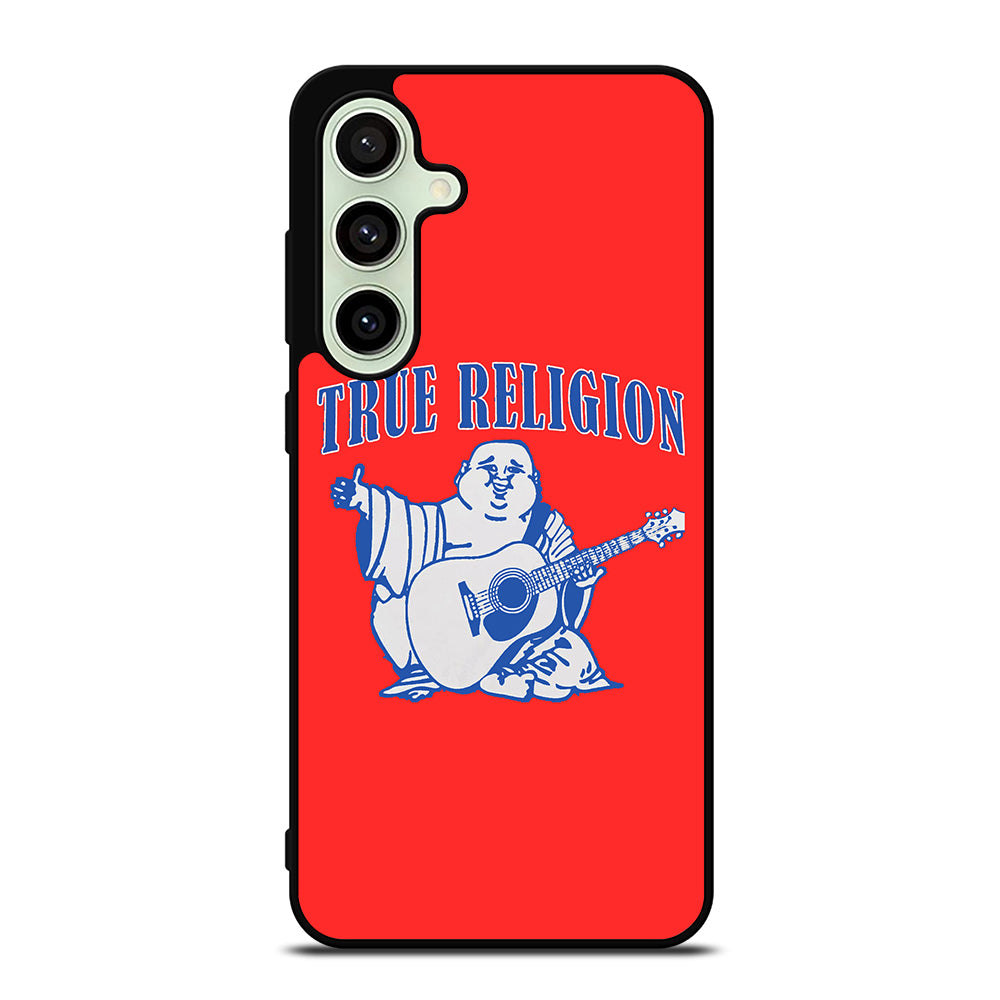 RED BIG BUDDHA TRUE RELIGION LOGO Samsung Galaxy S24 FE Case Cover