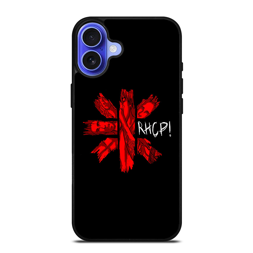 RED HOT CHILI PEPPERS ART LOGO iPhone 16 Case Cover