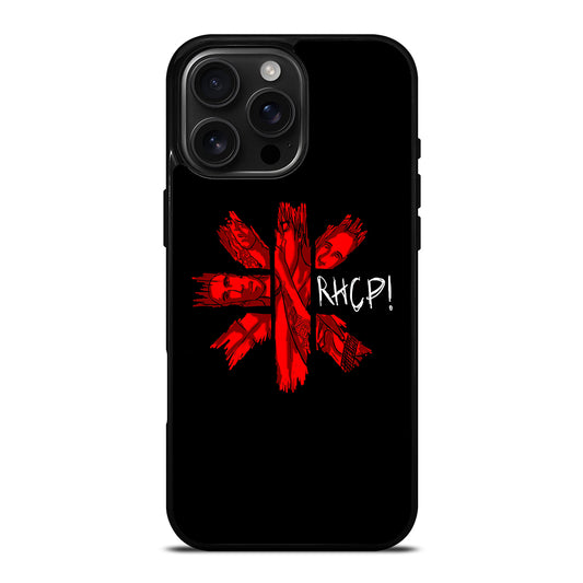 RED HOT CHILI PEPPERS ART LOGO iPhone 16 Pro Max Case Cover