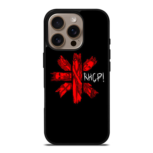 RED HOT CHILI PEPPERS ART LOGO iPhone 16 Pro Case Cover