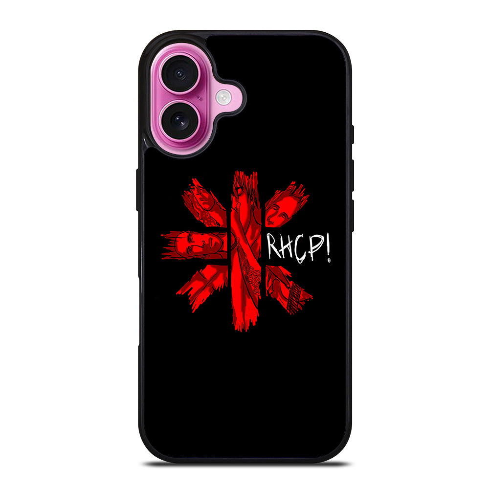 RED HOT CHILI PEPPERS ART LOGO iPhone 16 Plus Case Cover