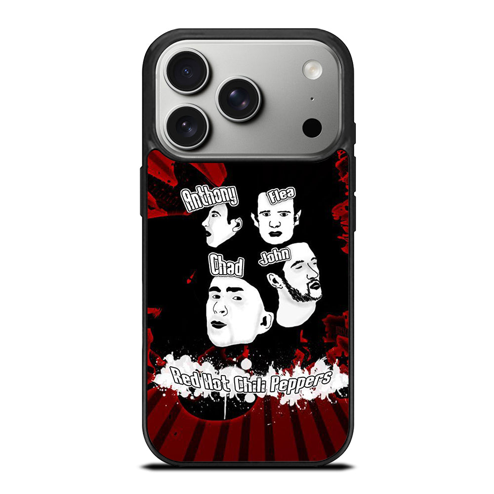 RED HOT CHILI PEPPERS ROCK BAND POSTER iPhone 17 Pro Case Cover
