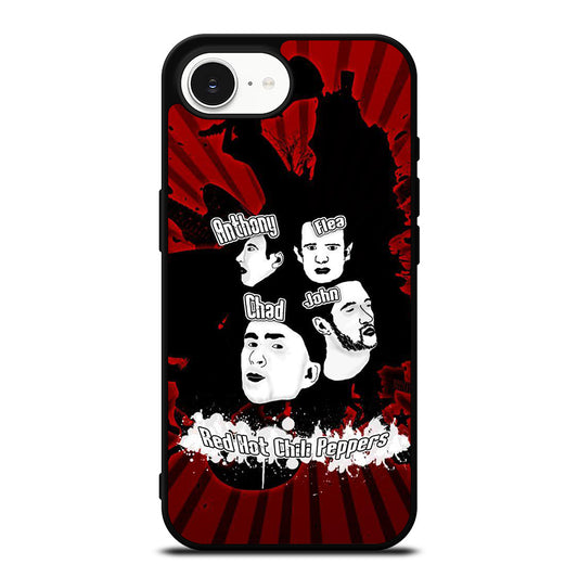 RED HOT CHILI PEPPERS ROCK BAND POSTER iPhone 16e Case Cover