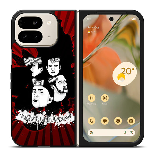 RED HOT CHILI PEPPERS ROCK BAND POSTER Google Pixel 9 Pro Fold Case Cover