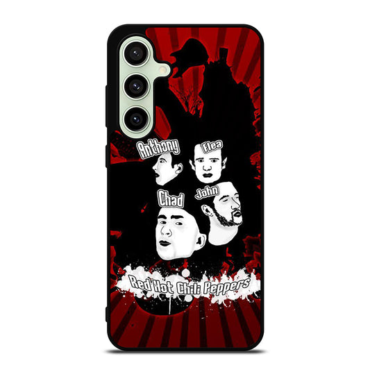 RED HOT CHILI PEPPERS ROCK BAND POSTER Samsung Galaxy S24 FE Case Cover