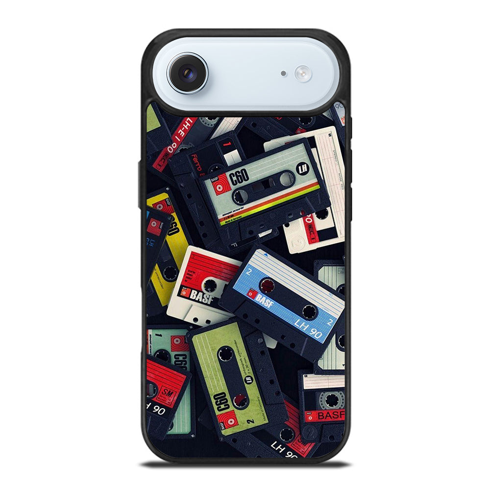 RETRO CASSETTE TAPE PATTERN iPhone Air Case Cover