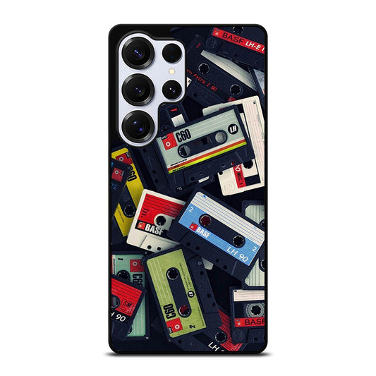 RETRO CASSETTE TAPE PATTERN Samsung Galaxy S25 Ultra Case Cover