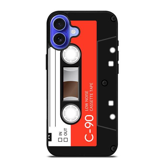 RETRO CASSETTE TAPE VINTAGE iPhone 16 Case Cover