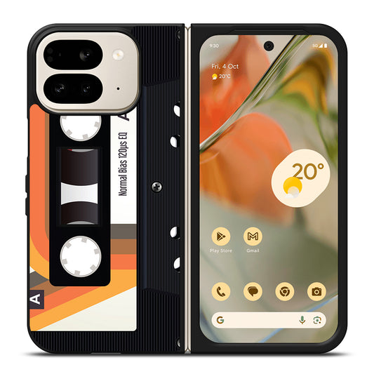 RETRO CASSETTE TAPE VINTAGE 2 Google Pixel 9 Pro Fold Case Cover