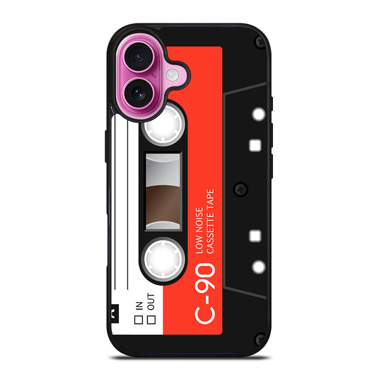RETRO CASSETTE TAPE VINTAGE iPhone 16 Plus Case Cover
