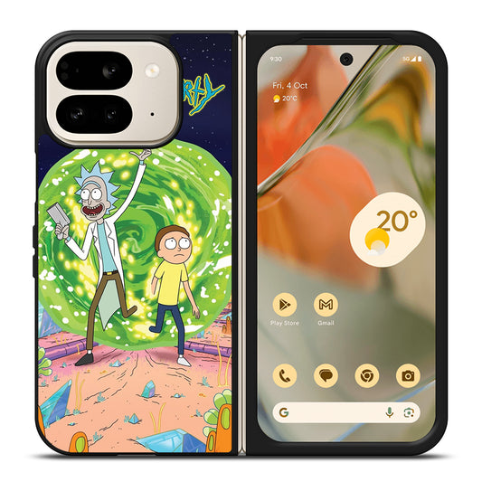 RICK AND MORTY IN PORTAL Google Pixel 9 Pro Fold Case Cover