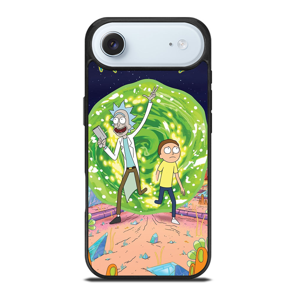 RICK AND MORTY IN PORTAL iPhone Air Case Cover