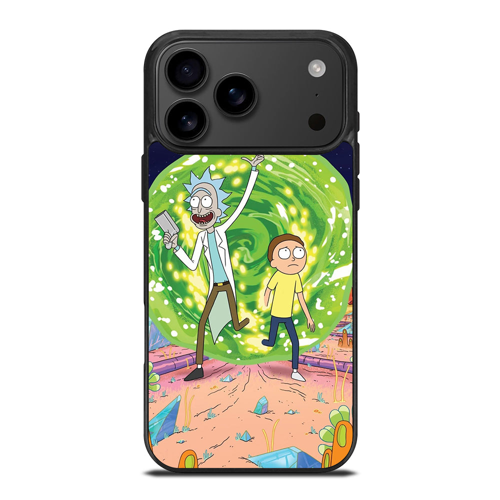 RICK AND MORTY IN PORTAL iPhone 17 Pro Max Case Cover