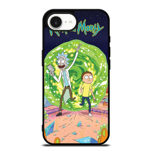 RICK AND MORTY IN PORTAL iPhone 16e Case Cover