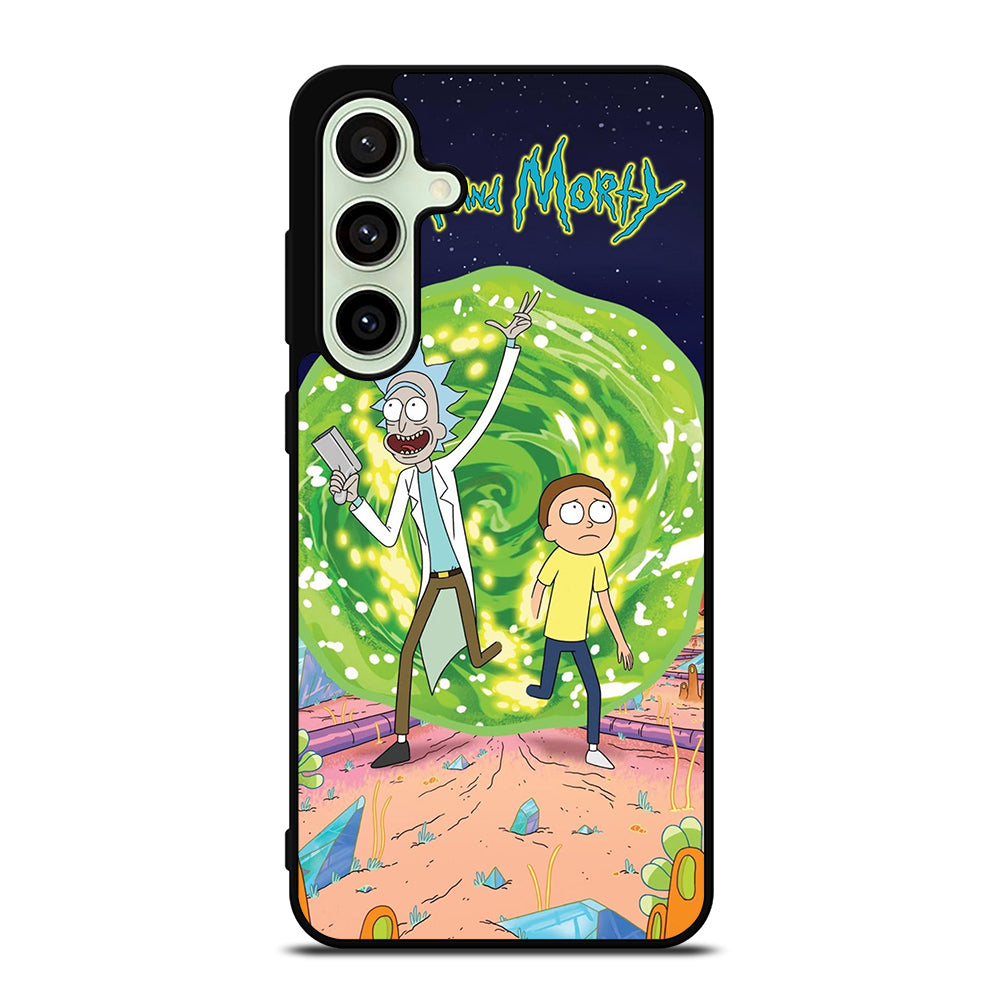 RICK AND MORTY IN PORTAL Samsung Galaxy S24 FE Case Cover