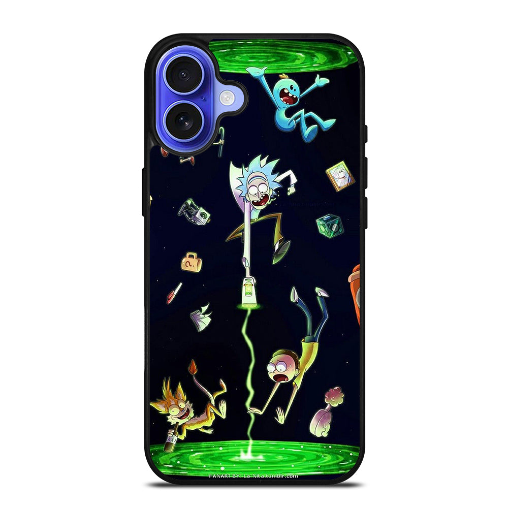 RICK AND MORTY PORTAL iPhone 16 Case Cover