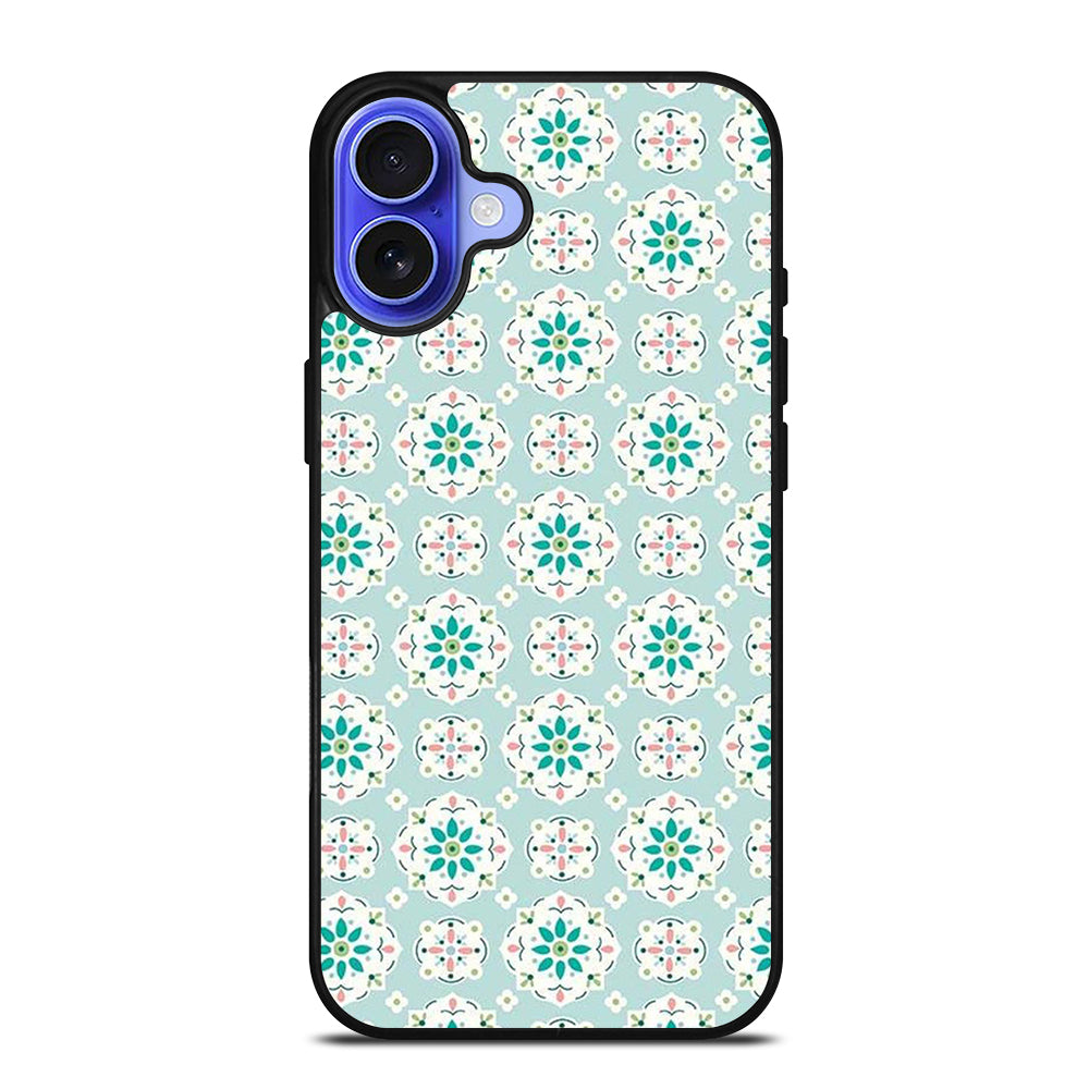 RILEY BLAKE BLUE PATTERN iPhone 16 Case Cover