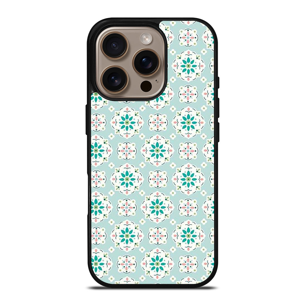 RILEY BLAKE BLUE PATTERN iPhone 16 Pro Case Cover