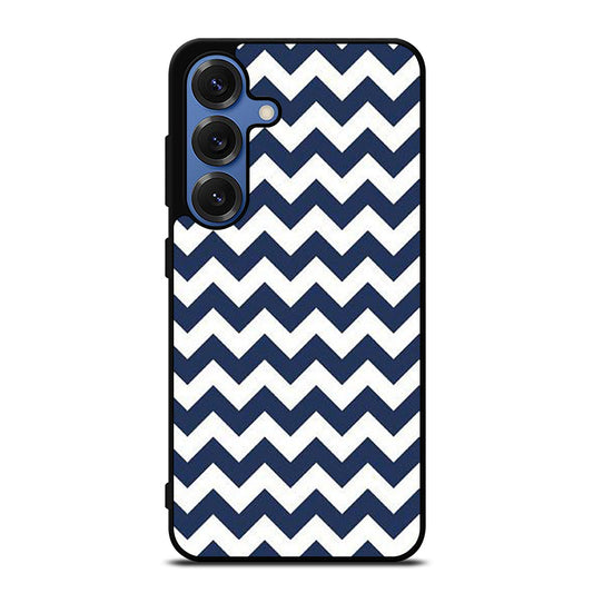 RILEY BLAKE CHEVRON PATTERN BLUE Samsung Galaxy S25 Case Cover