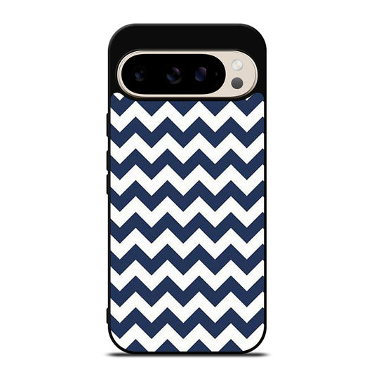 RILEY BLAKE CHEVRON PATTERN BLUE Google Pixel 9 Pro Case Cover