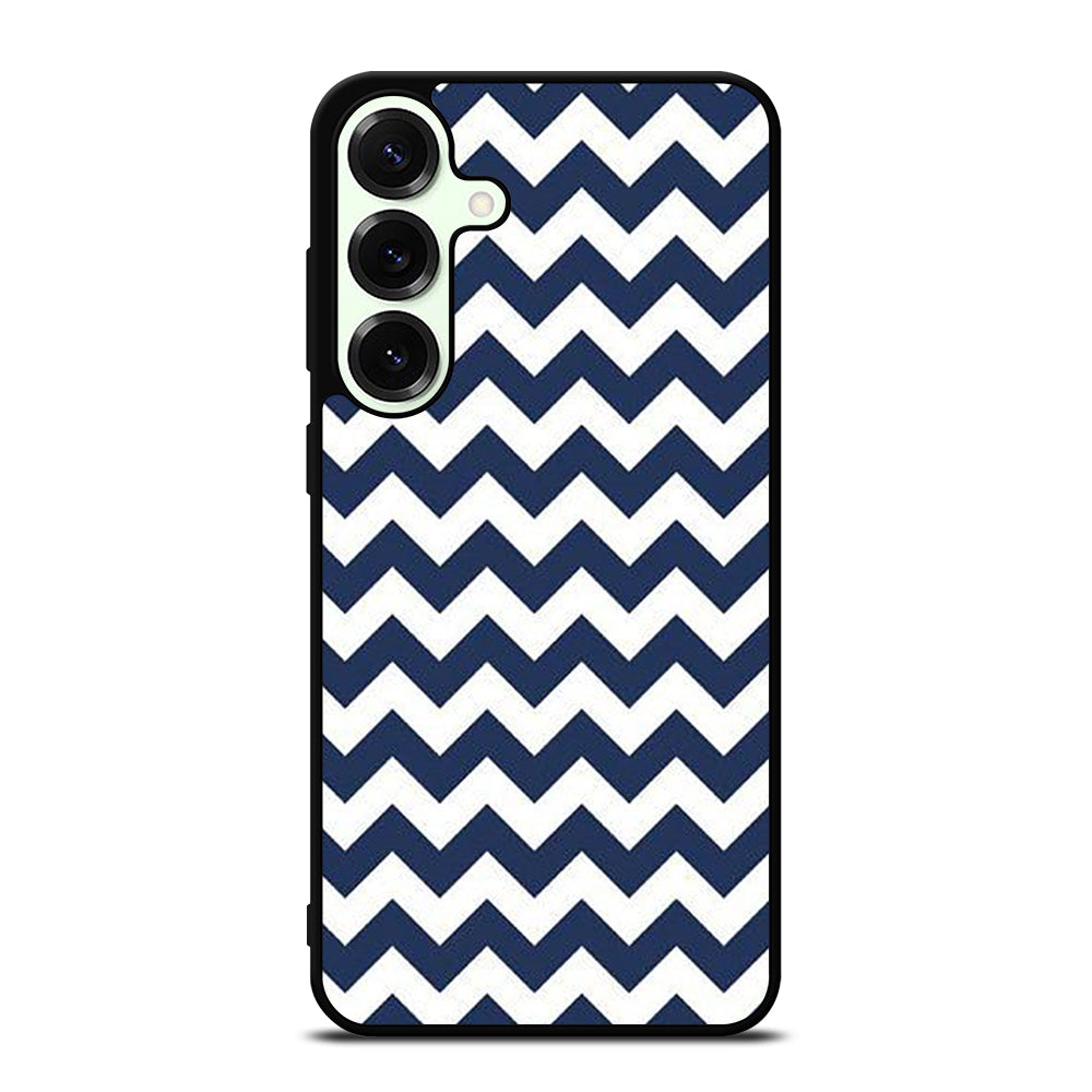 RILEY BLAKE CHEVRON PATTERN BLUE Samsung Galaxy S26 Plus Case Cover