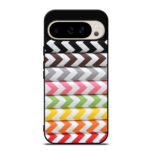 RILEY BLAKE CHEVRON PATTERN COLORFUL Google Pixel 9 Pro Case Cover