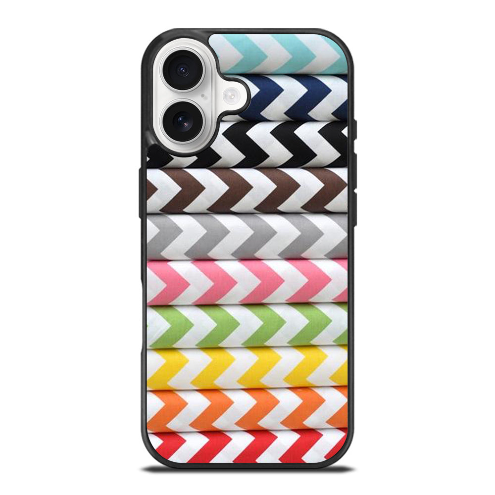 RILEY BLAKE CHEVRON PATTERN COLORFUL iPhone 17 Case Cover