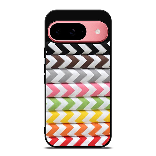 RILEY BLAKE CHEVRON PATTERN COLORFUL Google Pixel 9 Case Cover